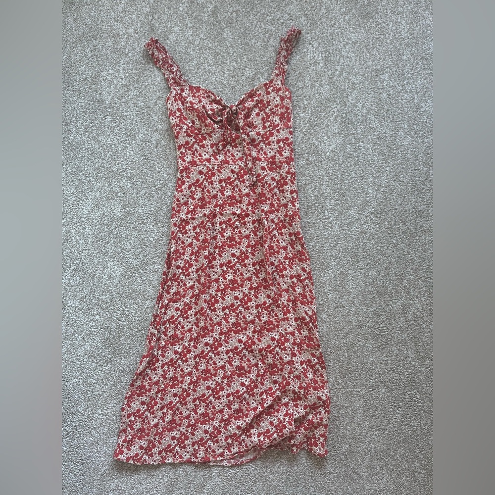 ZARA CORSET STYLE MIDI DRESS !!